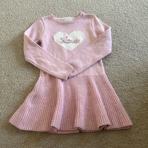 CHRISTIAN SIRANO Pink “LOVE” Dress Like New Size S